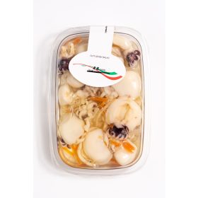Marinált tintahal saláta olajban 200gr