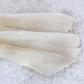 Friss halibut filé bőr nélkül