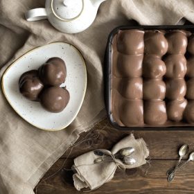 Tejcsokis profiterol
