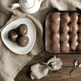 Tejcsokis profiterol