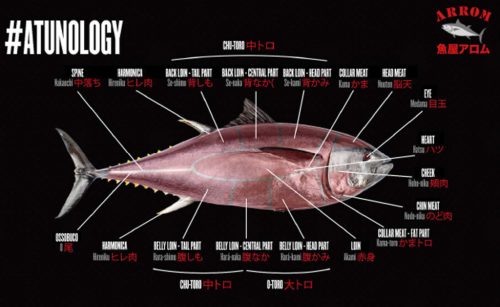 Bluefin tonhal Saku Akami, szuperfagyasztott kb 500gr/db