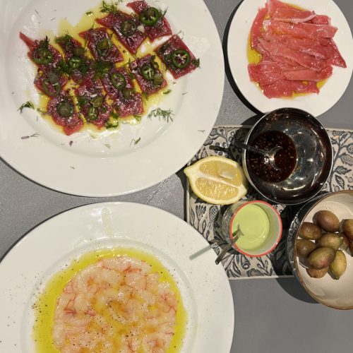 Vörös garnéla carpaccio 75gr/db