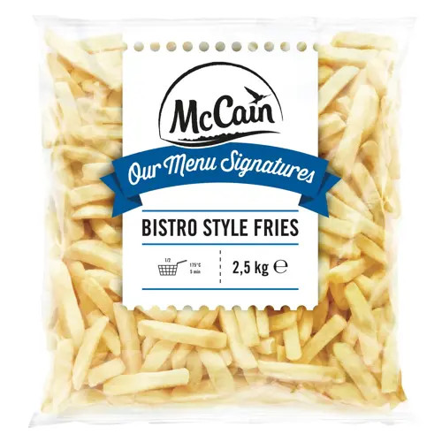 Mccain Bistro Style Fries hasábburgonya 2,5kg/csomag