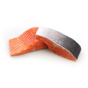 Fagyasztott lazac steak, vákuumcsomagolva 1,5kg/csomag