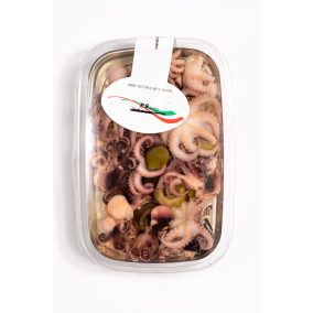 Marinált bébi polip olívabogyóval 200 g