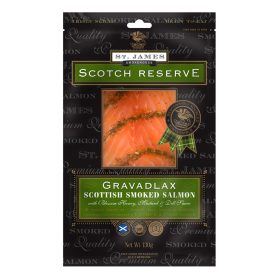   Skót füstölt szeletelt lazac gravlax páccal, hűtött  200gr
