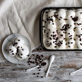 Fehér csokoládés profiterol